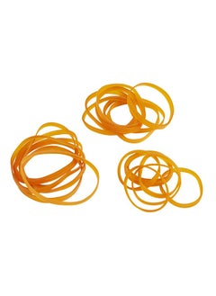 LAWAZIM Rubber Band Set -38 50 60mm Brown- Reusable Assorted Elastic Stretch Bands with Strong Grip for Office Home and School Supplies - for Crafting Packaging Accessories and Stationery Organization  - Image 3