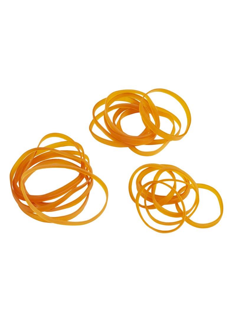 LAWAZIM Rubber Band Set -38 50 60mm Brown- Reusable Assorted Elastic Stretch Bands with Strong Grip for Office Home and School Supplies - for Crafting Packaging Accessories and Stationery Organization - Image 1