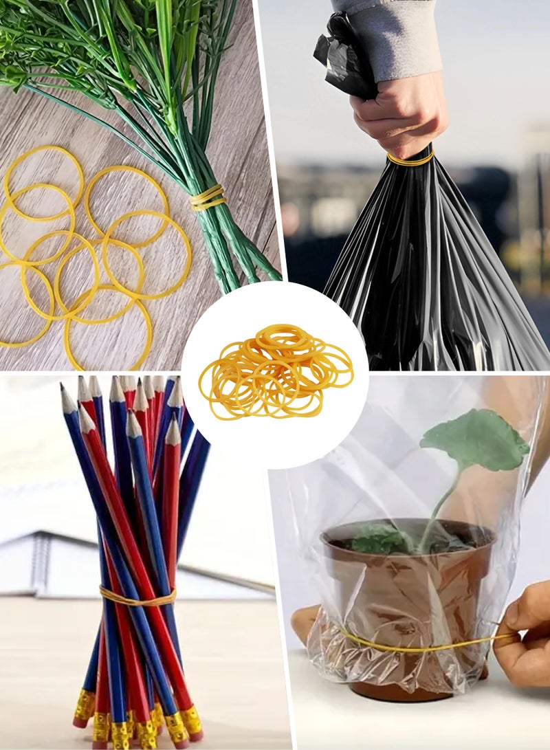 LAWAZIM Rubber Band Set -38 50 60mm Brown- Reusable Assorted Elastic Stretch Bands with Strong Grip for Office Home and School Supplies - for Crafting Packaging Accessories and Stationery Organization - Image 5