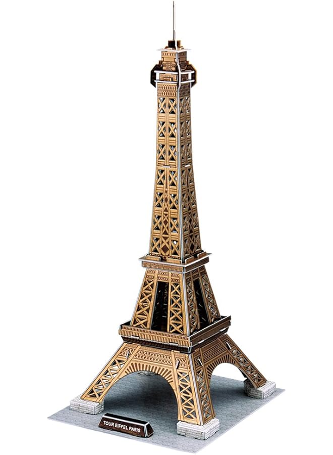 CubicFun Eiffel Tower Shaped 3D Puzzle 35 Pieces - Image 1
