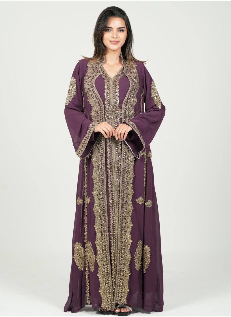 AL BENT AL SHARQIEH ladies kaftan dress jalabia  - Image 1