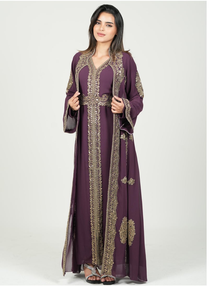 AL BENT AL SHARQIEH ladies kaftan dress jalabia  - Image 2
