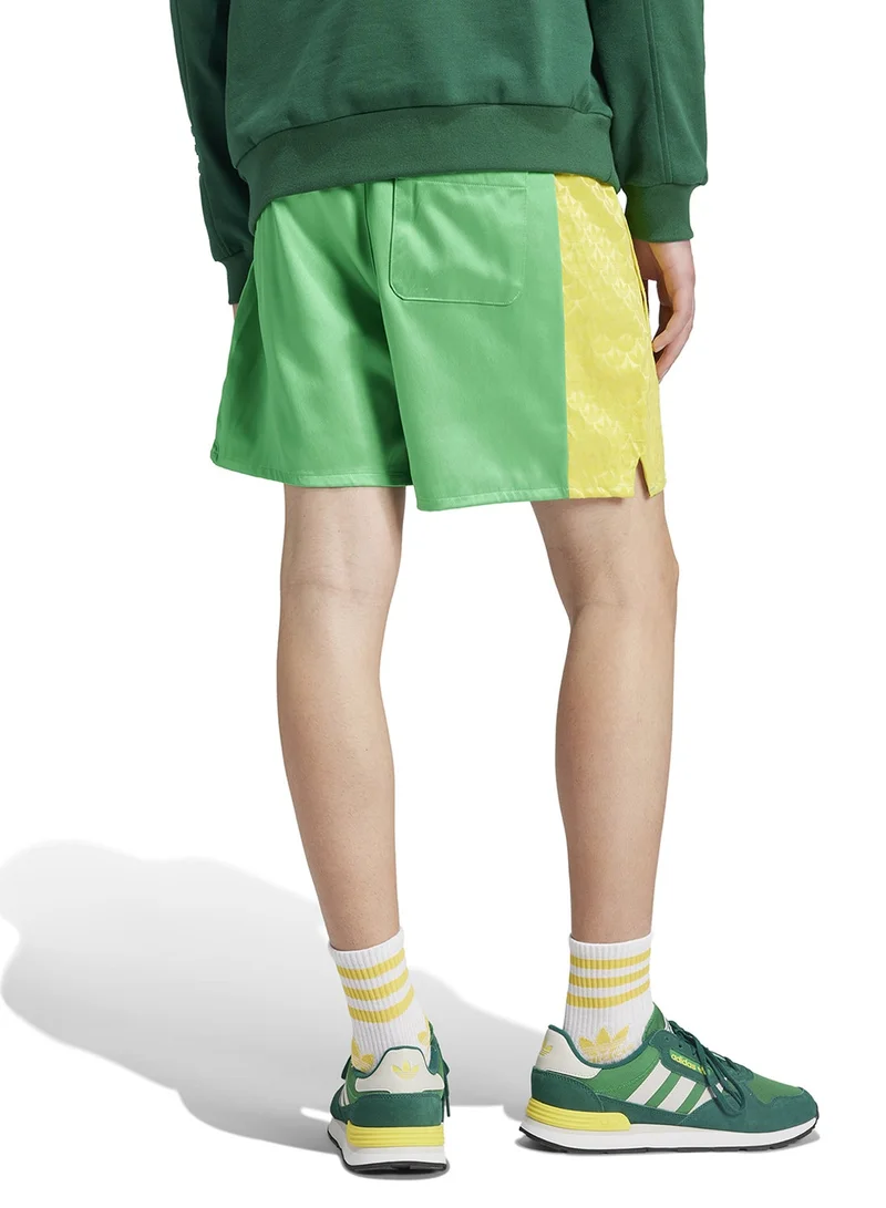 Adidas Q2 MONOGRAM SHO Green Originals Men SHORTS