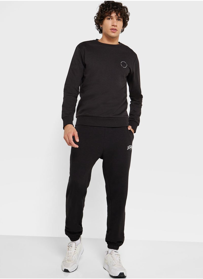 JACK & JONES - Logo Crew Neck Sweatshirt - Image 1