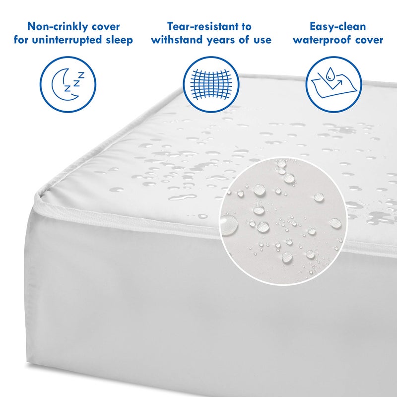 DaVinci Complete Slumber Crib & Toddler Mattress, Firm support, Lightweight, Waterproof, Greenguard Gold Certified - Image 3