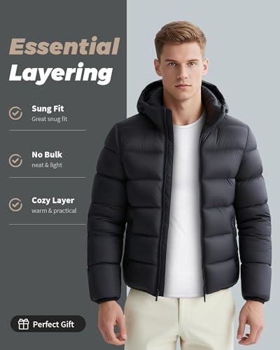 WEERTI Thermal Underwear for Men Long Johns with Fleece Lined Base Layer Men Cold Weather Top Bottom White - Image 4