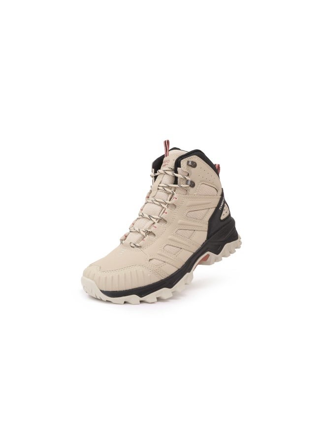 TOREAD Women's Hiking Shoes, Lightweight & Durable, SAFree Rock & ToLITE Midsole Light khaki\pink  - Image 5