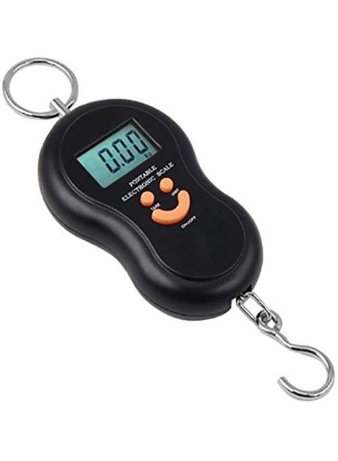 فكسر ميزان فيكسر الرقمي الإلكتروني لوزن الأمتعة 50 كجم/10 جم بشاشة LCD بإضاءة خلفية وموازين صيد مع خطاف تعليق - Image 1