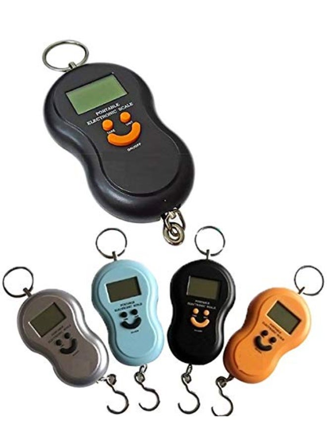 فكسر ميزان فيكسر الرقمي الإلكتروني لوزن الأمتعة 50 كجم/10 جم بشاشة LCD بإضاءة خلفية وموازين صيد مع خطاف تعليق - Image 2