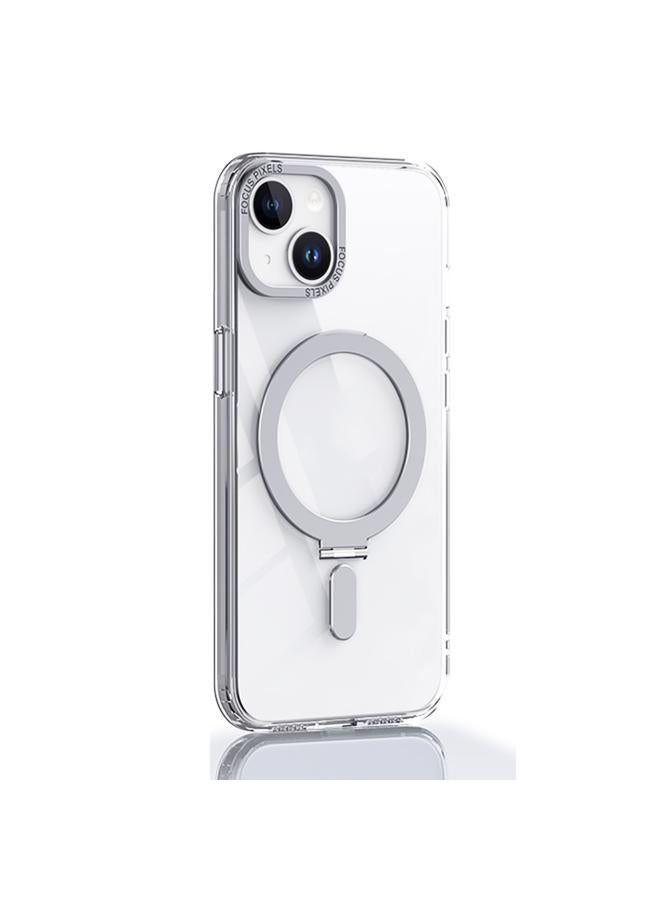 اس-توب جراب لهاتف iPhone 14 Skin Feel MagSafe جراب هاتف واقٍ مقاوم للصدمات مع حامل - Image 1