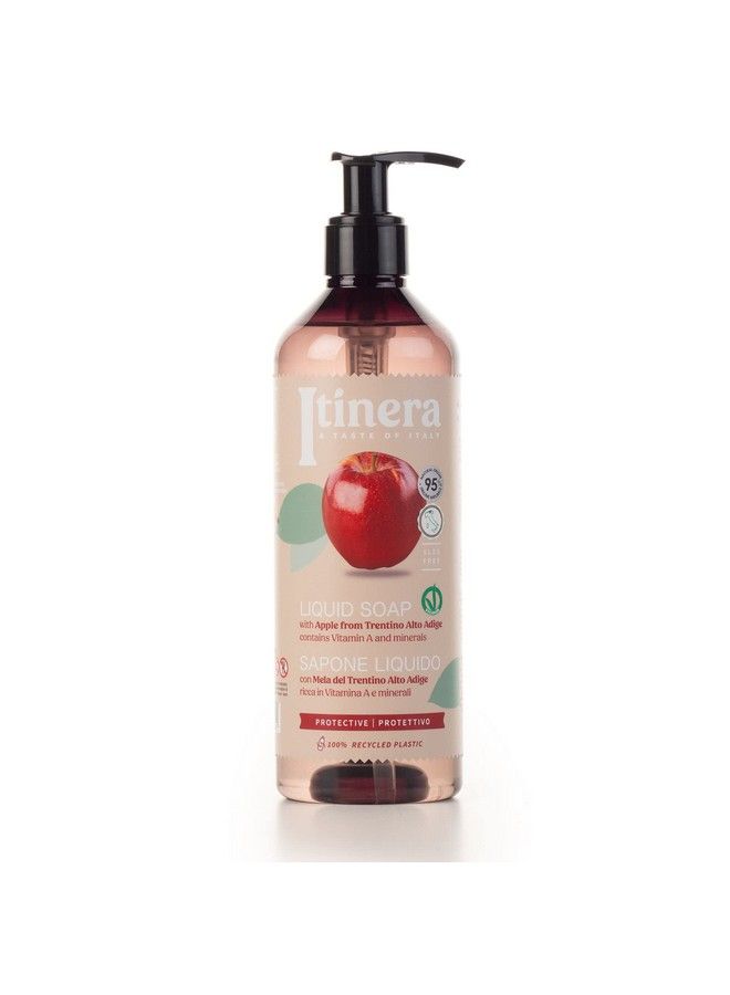 ITÍNERA Itinera Protective Liquid Soap With Apple From Trentino Alto Adige (12.51 Fl Oz) With Aloe Vera And Glycerine Vegan Friendly 95% Natural Origin Ingredients - Image 2
