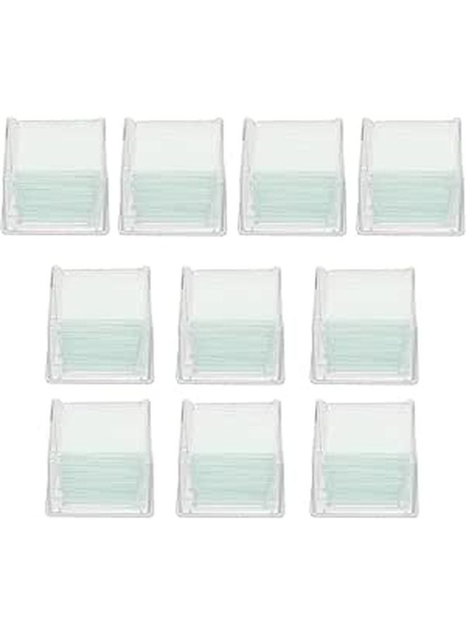 1000 Microscope Cover Slips And Slides Square Clear Glass For Biology Education Plant Specimens - Image 1