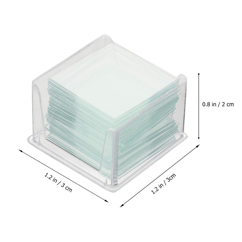 1000 Microscope Cover Slips And Slides Square Clear Glass For Biology Education Plant Specimens - Image 4