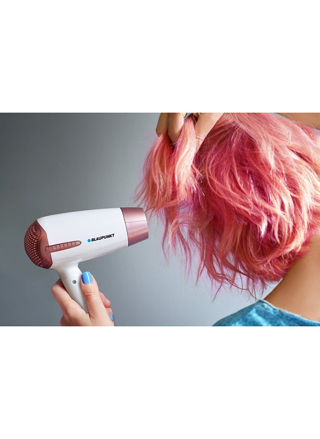 Hair Dryer, 1200W, 3 Temperature And 2 Airflow Settings, Folding Handle, Sdf312Pk