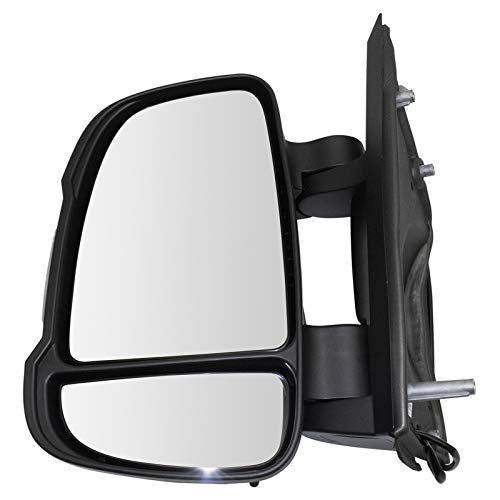 TRQ Left Mirror Drivers Side Compatible with 20142023 Ram ProMaster 1500 ProMaster 2500 ProMaster 3500 CH1320376 CH1320417