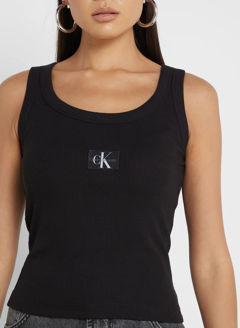 Calvin Klein Jeans Crew Neck Vest Top