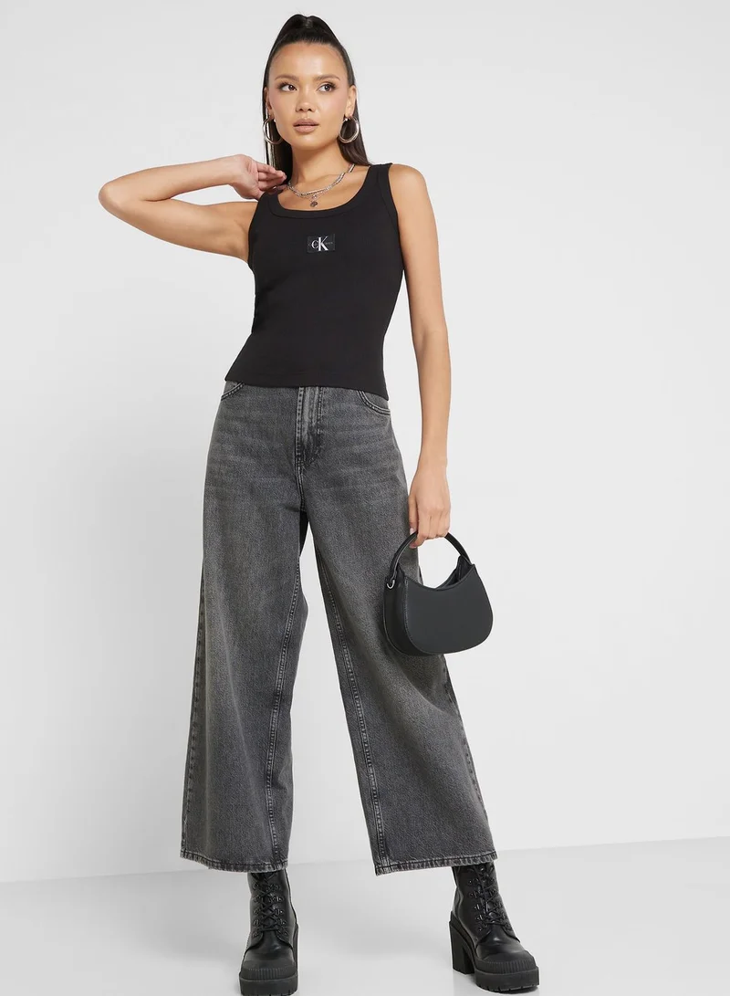 Calvin Klein Jeans Crew Neck Vest Top