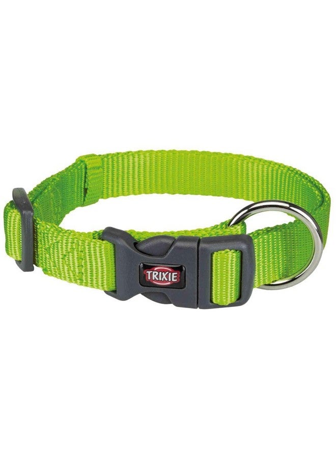 تريكسي حزام طوق للكلاب عالي الجودة، تصميم أنيق، شريط شبكي قابل للتعديل، تخفيف الضغط، مع موصل مقود، طوق رقبة للكلاب، 30-45 سم (متوسط، تفاحي) - عبوة من 3 قطع - Image 1