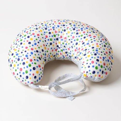 VParents Multipurpose Baby Feeding Nursing Cum Maternity Pillow for New Born Cotton, Recommended for Maternity, Nursing, Medical Bluebell (Blue) 110253 - Image 1