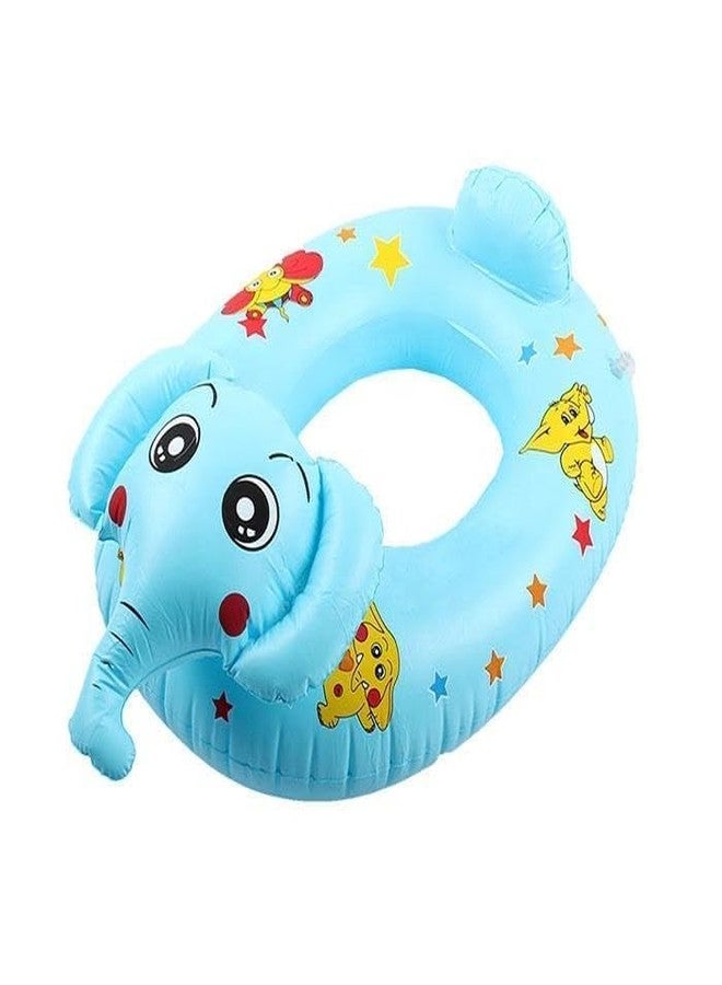 YEKDA Swimming Tube for Kids Baby Safe Anti-flip Inflatable Floats for Kids Pool Tube Swimming Ring Baby Float Car Shape Swimming Tube(Multi Color) (Elephant, 70 cm) - Image 4