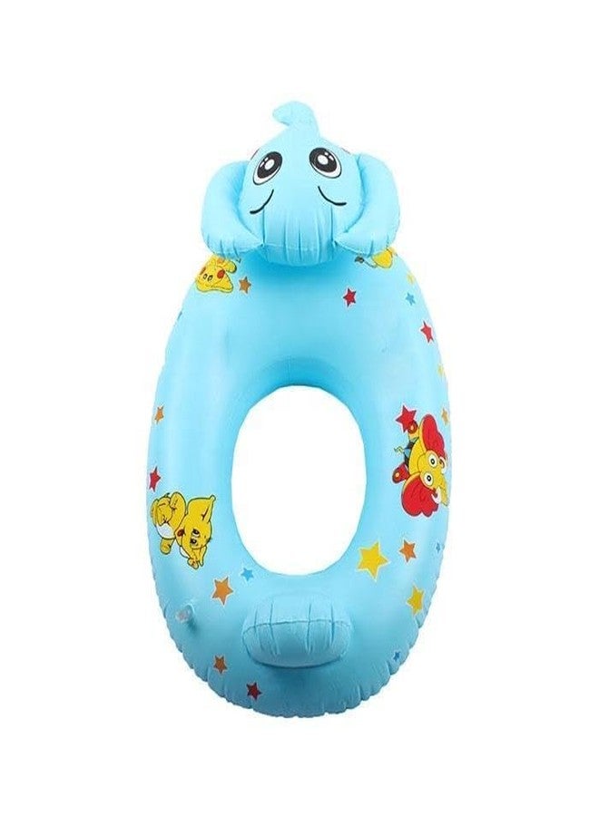 YEKDA Swimming Tube for Kids Baby Safe Anti-flip Inflatable Floats for Kids Pool Tube Swimming Ring Baby Float Car Shape Swimming Tube(Multi Color) (Elephant, 70 cm) - Image 3