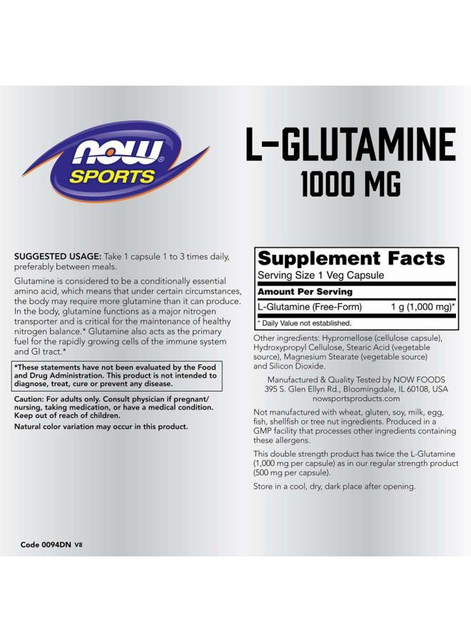 Now Sports NOW Foods LGlutamine 1 - Image 2