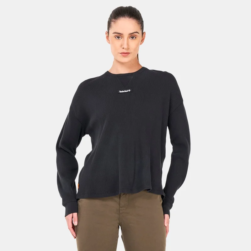 Timberland Women's Waffle-Knit T-Shirt