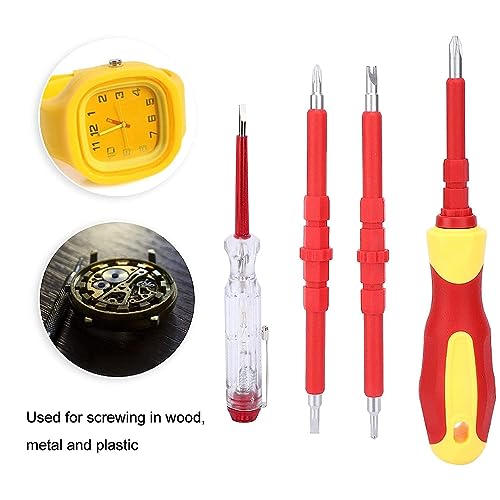 KRESHU Precision Screwdriver & Electrical Tool Kit | Insulated Magnetic Screwdrivers for Electricians, Mobile Repair, Watches, Laptops | Multipurpose Toolkit for Home & Professional Use - Image 4