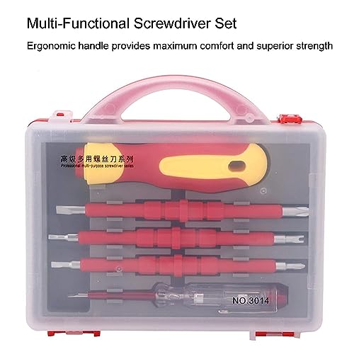 KRESHU Precision Screwdriver & Electrical Tool Kit | Insulated Magnetic Screwdrivers for Electricians, Mobile Repair, Watches, Laptops | Multipurpose Toolkit for Home & Professional Use - Image 5