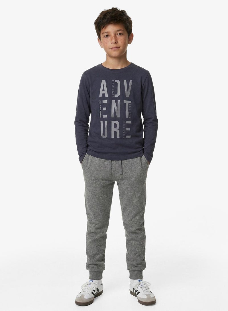 NAME IT Youth 2 Pack Of Crew Neck T-Shirt - Image 1