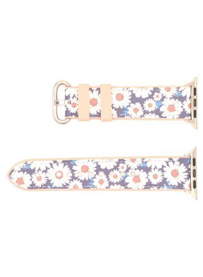 نيبمينينت سوار قابل بديل لساعات أبل أزرق/ وردي/ أبيض - Image 2