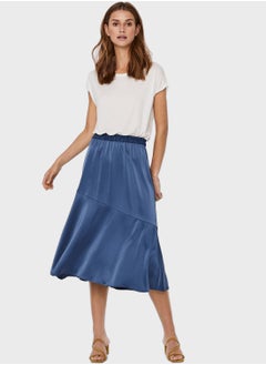 Pleated Midi Skirt