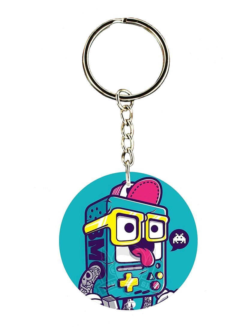 RKN Double Side Gameboy Printed Keychain