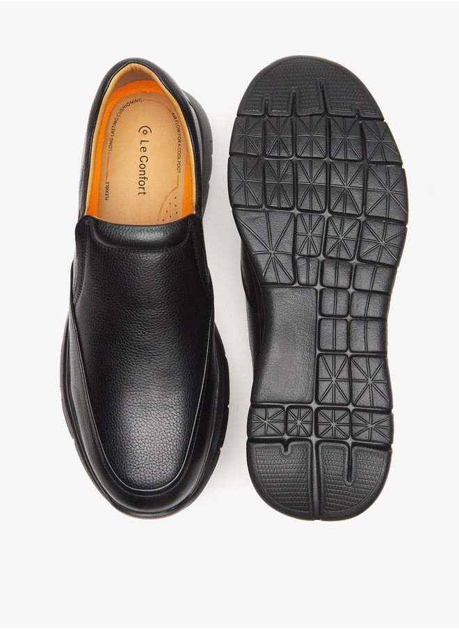 Le Confort - Men Textured Slip-On Loafers - Image 1