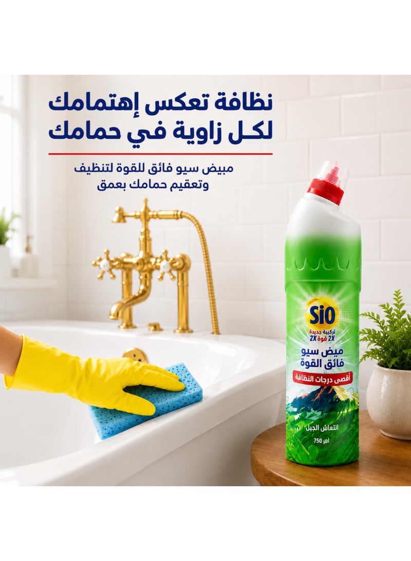 SIO Thick Bleach – Pine 750 ml | Powerful Cleaning & Disinfection - Image 3