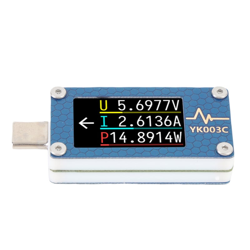 USB C Tester 0-24V Aluminum Alloy Casing - Powerful M4F 240MHz CPU USB Multimeter for Tech Enthusiasts, Portable Device Testing - Image 5