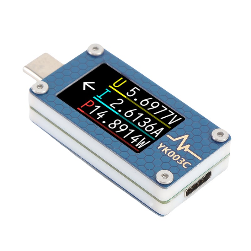 USB C Tester 0-24V Aluminum Alloy Casing - Powerful M4F 240MHz CPU USB Multimeter for Tech Enthusiasts, Portable Device Testing - Image 3