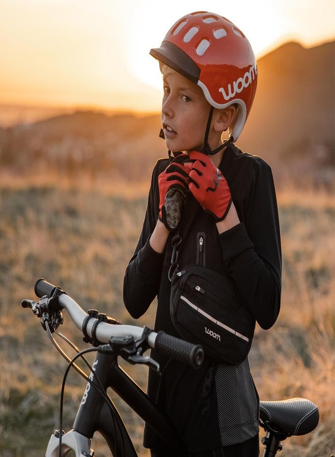 ووؤوم قفازات ووم للدراجات الهوائية بتقنية TENS، حماية كاملة للأصابع مع قبضة محكمة، مناسبة لركوب الدراجات على الطرقات والجبال (للأولاد والبنات) - بنفسجي - 5 - Image 5