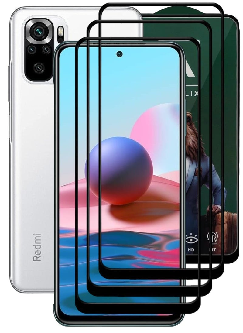 ACLIX 3 Pieces Antistatic ESD Dustproof Premium Quality High Definition Tempered Glass Screen Protector Designed For Xiaomi Redmi Note  10 - Image 1