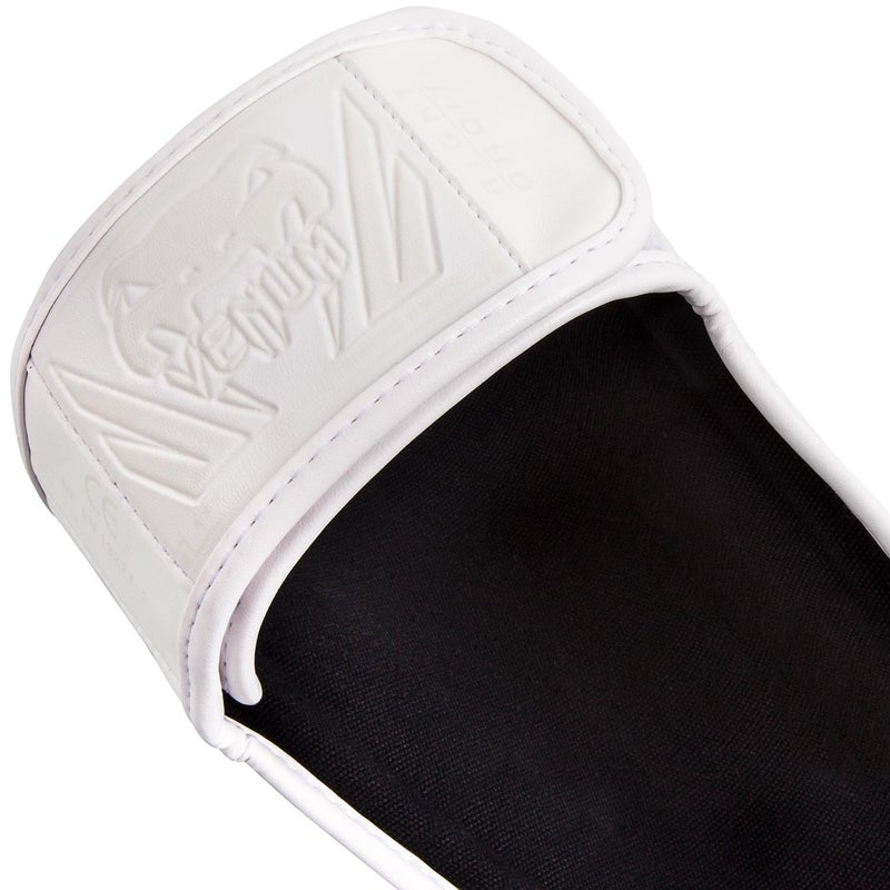 Venum Elite Standup Shin Guards-White/White - M - Image 3