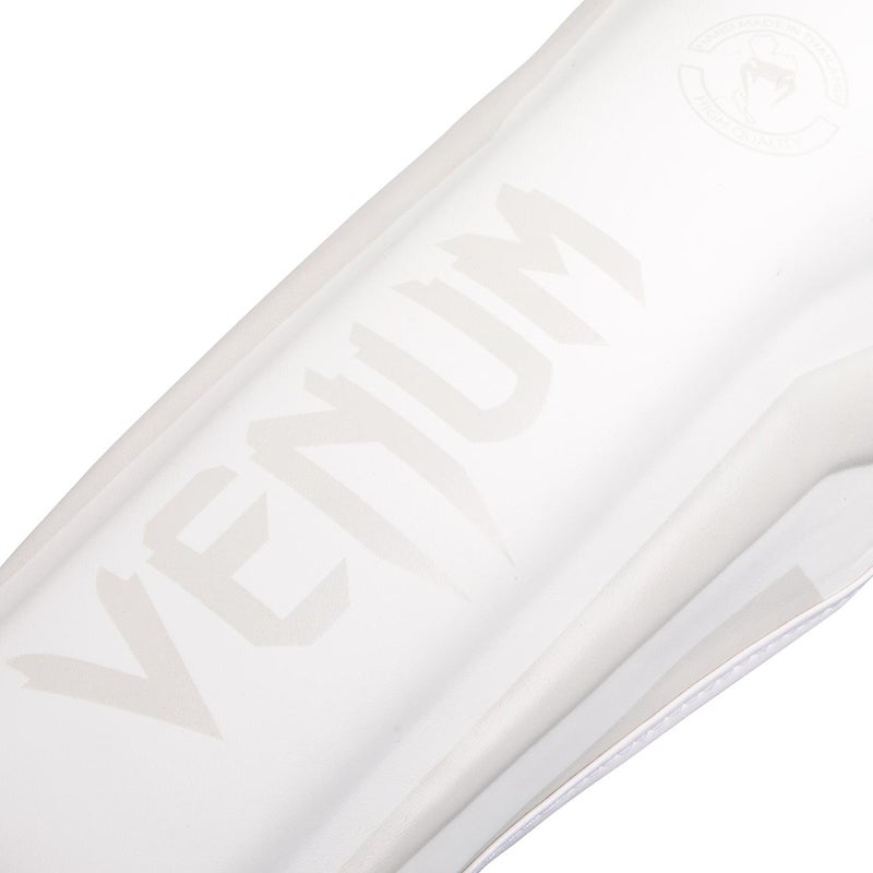 Venum Elite Standup Shin Guards-White/White - M - Image 2