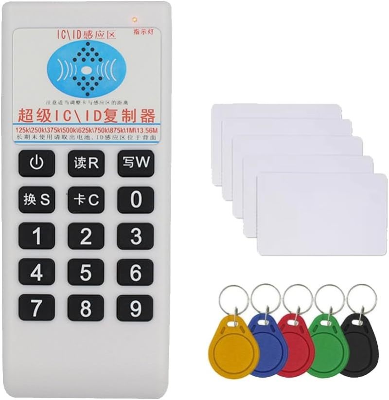 RFID Reader: Multicolor - Automatic Frequency Detection NFC Writer with Audio Feedback, 125Khz to 13.56Mhz Compatibility for Smart Card Management - Image 2