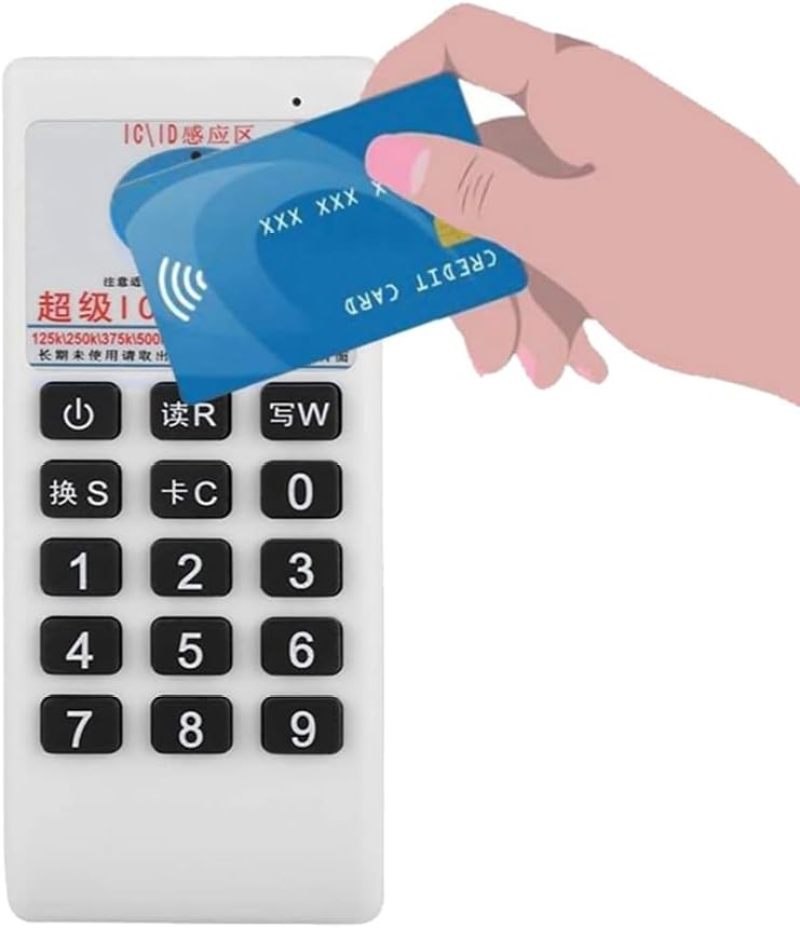 RFID Reader: Multicolor - Automatic Frequency Detection NFC Writer with Audio Feedback, 125Khz to 13.56Mhz Compatibility for Smart Card Management - Image 4