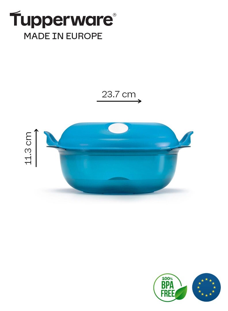 توبروير علبة تسخين  ميكرويف لحفظ طعام من تابروير 1.5لتر - أزرق - Image 2