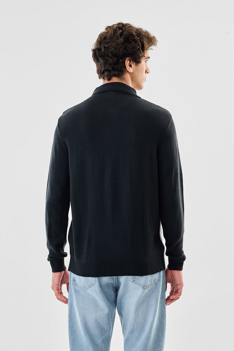 SNITCH Luxe Knitted Zipper Sweater - Image 5