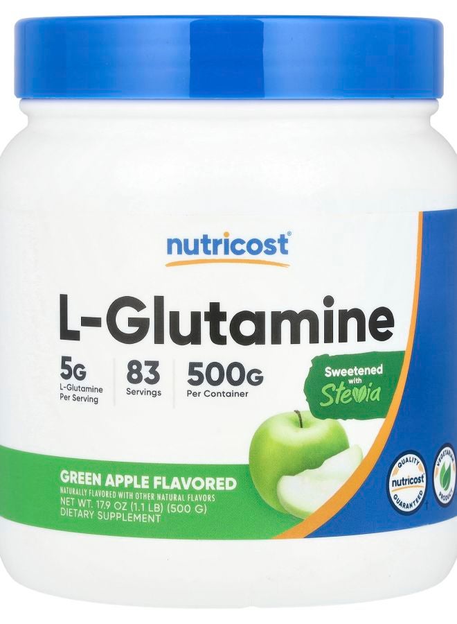 L-Glutamine Green Apple 17.9 oz (500 g)