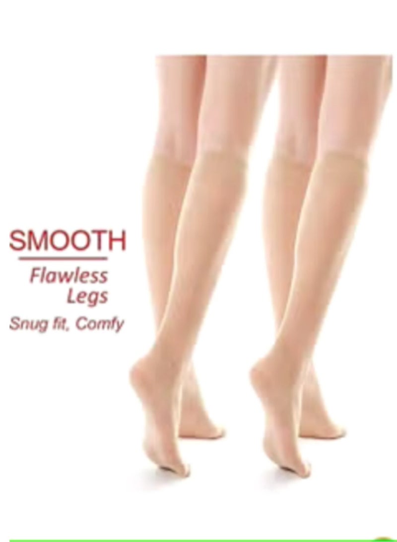 مجموعة من 4 ازواج من جوارب شفافة فوال محجبات طويلة - Image 3