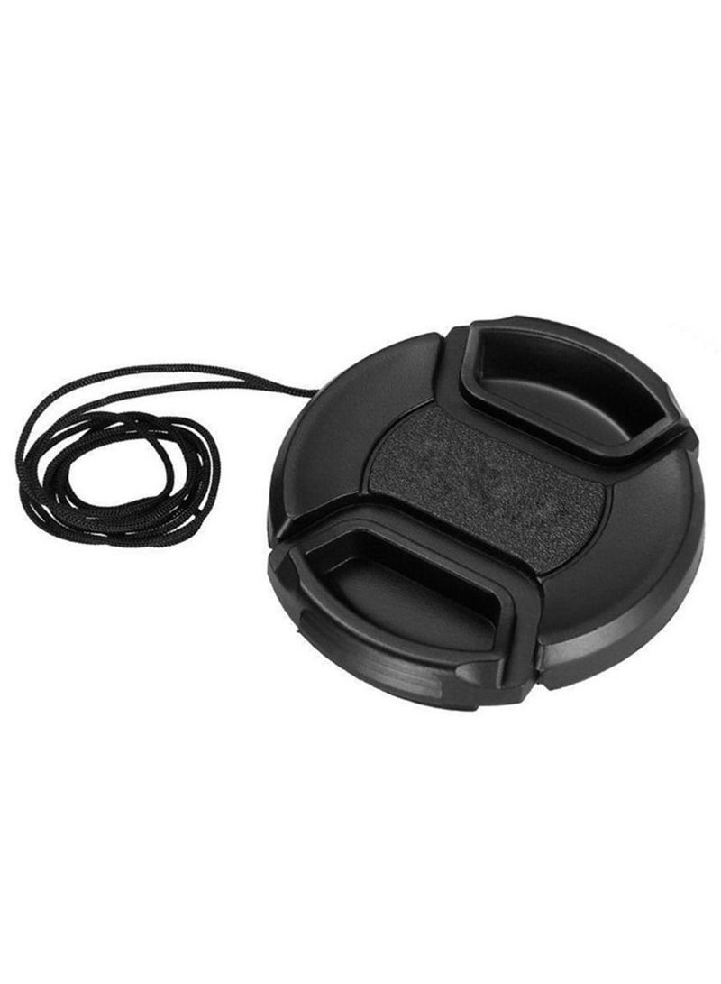 COOPIC 43mm Lens Cap Front Cover Protector Snap On Center Pinch for Camera Canon Nikon Sony DSLR - Image 1
