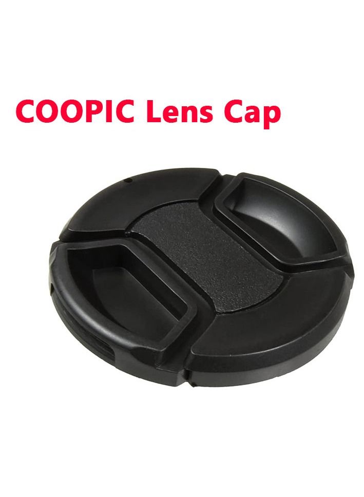 COOPIC 43mm Lens Cap Front Cover Protector Snap On Center Pinch for Camera Canon Nikon Sony DSLR - Image 2