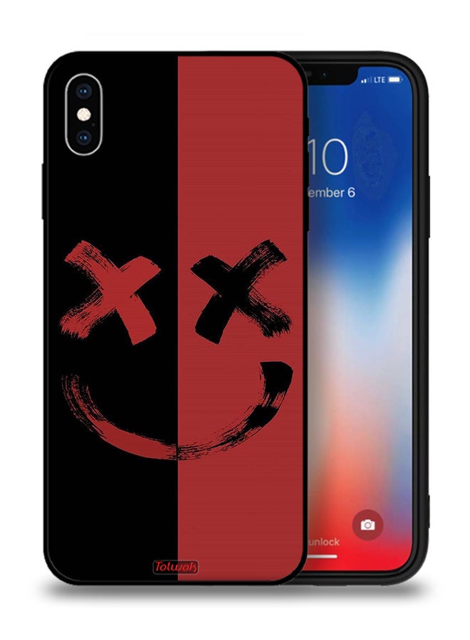 Tolwak Apple iPhone XS Max Protective Case Marshmallow Art Pattern - Image 1